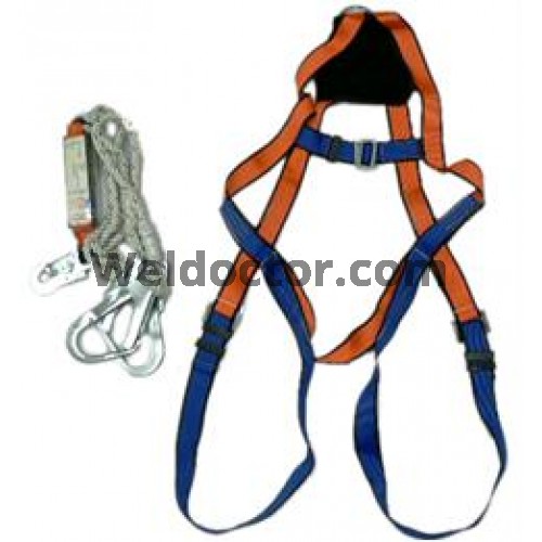 Body Harness with Double Lanyard