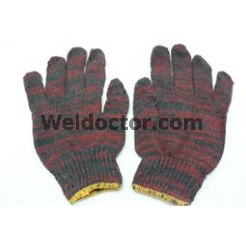 Maroon Cotton Gloves