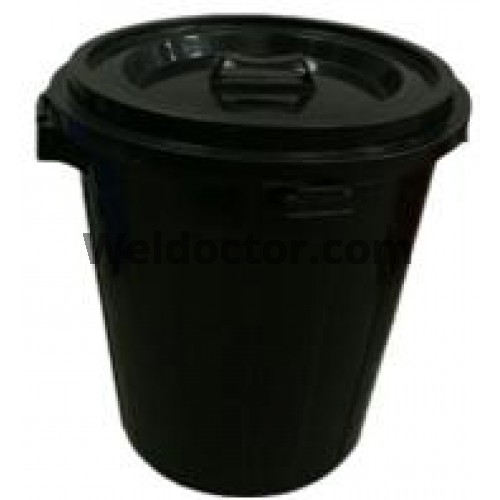 Black PVC Dustbin