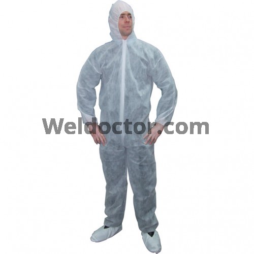 White Disposable Coverall
