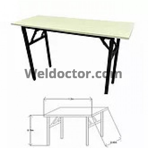 GS Foldable Table W1200xD450xH760MM