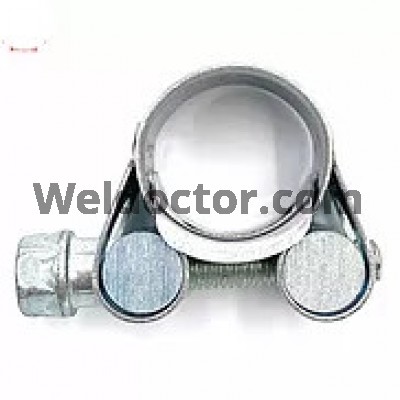 Galvanised Heavy Duty Hose Clamp Width 24MM (Zinc Coated)(104-112MM)