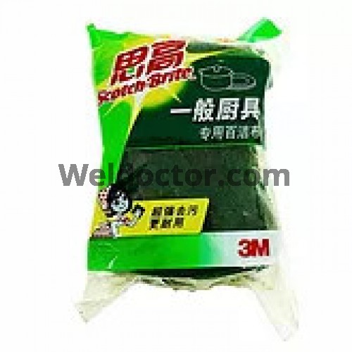 3M Green Pad 3"x4" (5pcs/pkt) (6105)