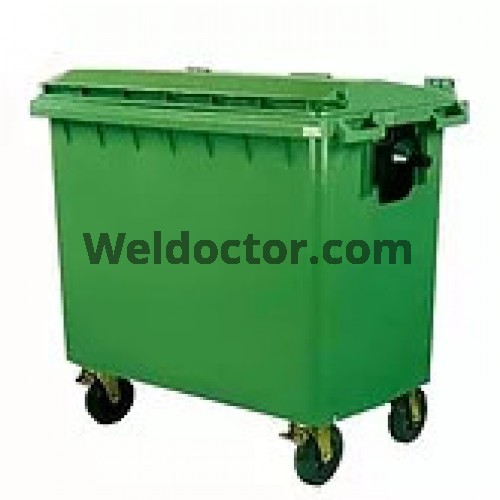 Mobile Bin w/wheels 660L