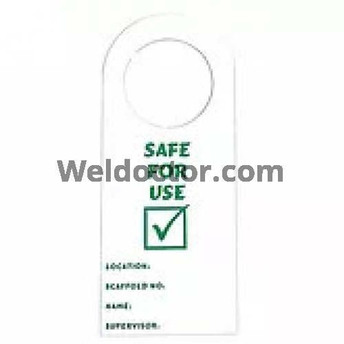 Scaffold Tag ( Safe For Use ) Green