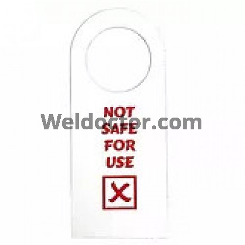 Scaffold Tag (Not Safe For Use ) Red