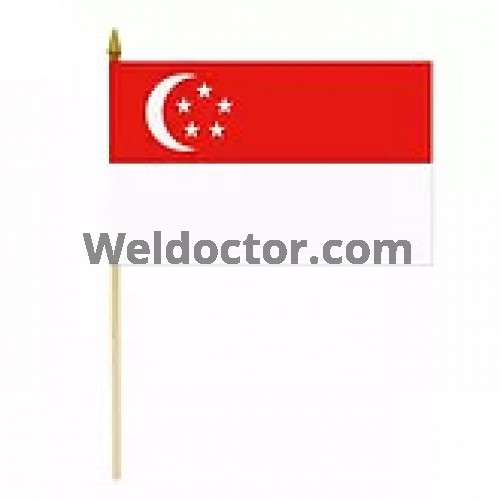  Singapore Flag ( Pole)