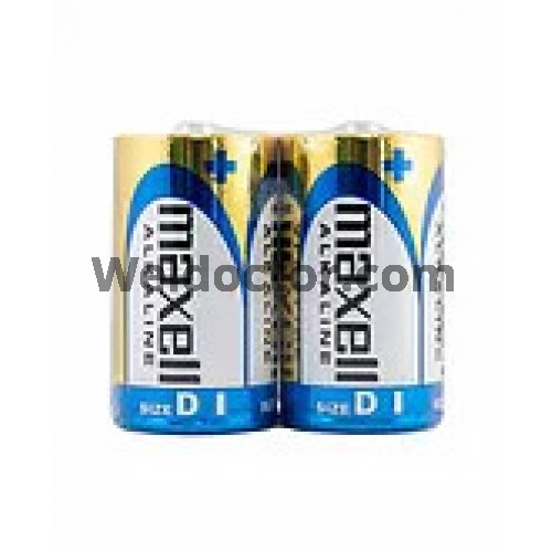 Maxell Alkaline (D) Battery (2Pcs/Pkt)