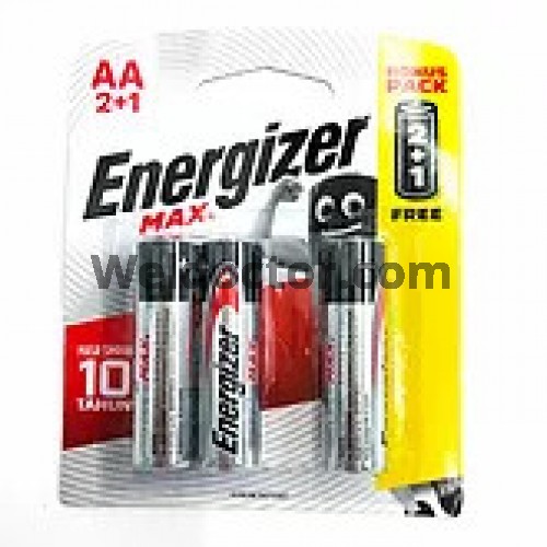 E91 (AA) Energizer Battery (3Pcs/Card)