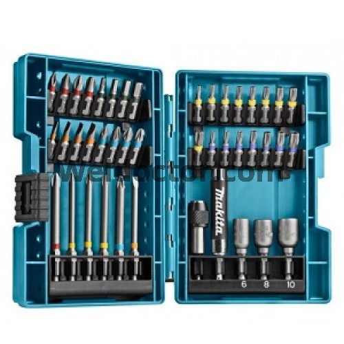 Makita B-55697, 43PC Colour Screw Bits Set  [B-55697]