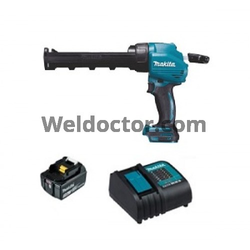 Makita DCG180Z PLUS 1 X 18V 3.0AH LI-ION & Charger Caulking Gun Bundle Kit  [DCG180Z PLUS Battery Charger]