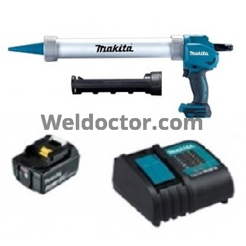 Makita DCG180ZB PLUS 1 X 18V 3.0AH LI-ION & Charger Caulking Gun Bundle Kit  [DCG180ZB PLUS Battery Charger]