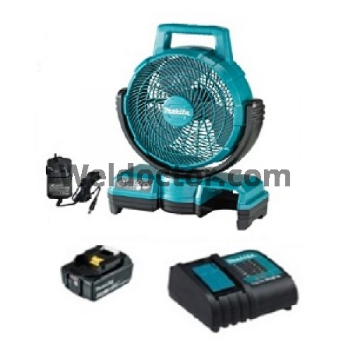 Makita DCF203Z Cordless Power Fan PLUS 1 X 18V 5.0AH LI-ION Battery And Charger  [DCF203Z PLUS Battery & Charger]